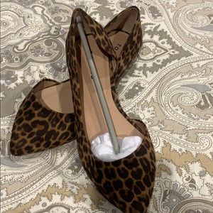 NEVER WORN- Torrid Leopard Print Flats. Size 6W